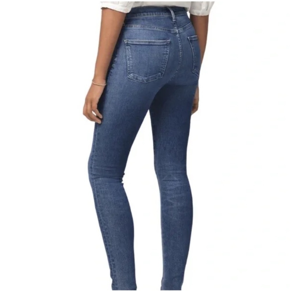 Citizens Of Humanity Rocket High Rise Skinny Jean Medium Wash Cotton Denim Fly - Picture 3 of 15